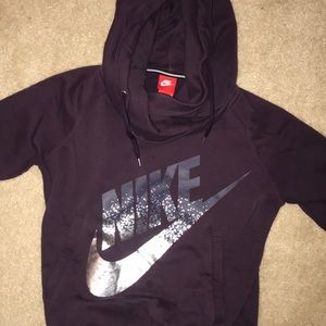 Purple Nike Cowlneck Hoodie!